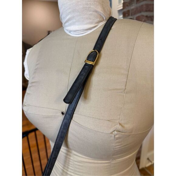 Whiting & Davis Black Metal Mesh Shoulder Strap/Clutch Crossbody Bag - Picture 7 of 12